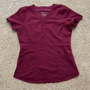 Purple Label by Healing Hands Scrub Top